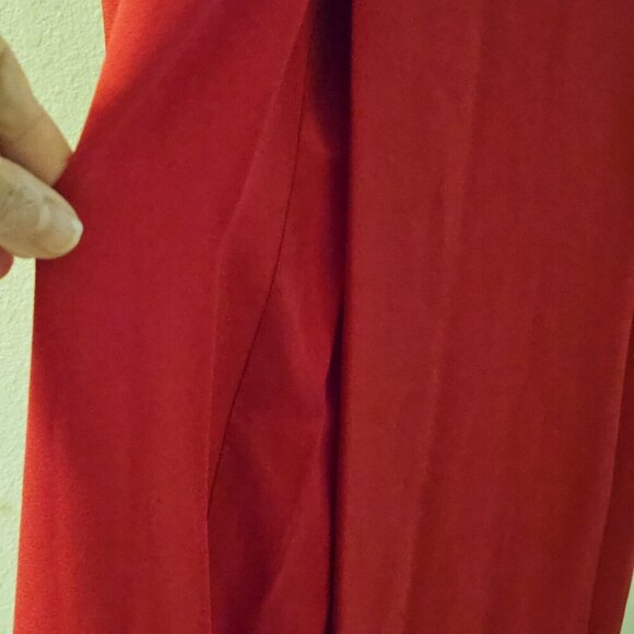 NWT Donna Morgan Event Occasion Party long red formal dress sexy slit 4 - Picture 6 of 12